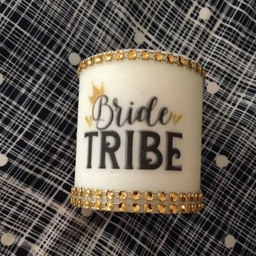 Personalized Bride Tribe candles